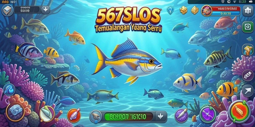 Tampilan gameplay seru di game Tembak Ikan 567SLOTS.