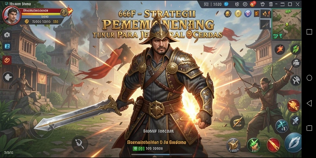 Gameplay mendebarkan 666F dengan strategi perang yang cerdas.