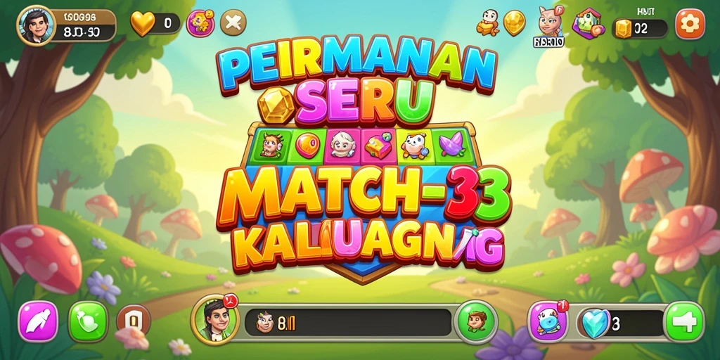 Gameplay seru 8II dengan level Match-3 yang mengasyikkan.