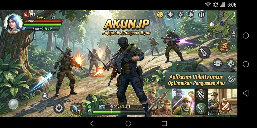 Tampilan antarmuka AKUNJP yang sederhana dan efisien.