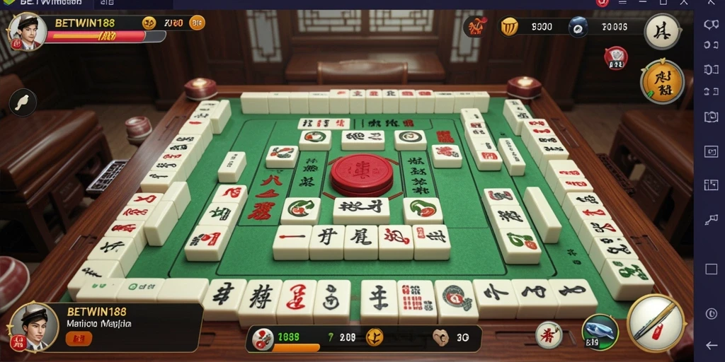 Tampilan menarik gameplay BETWIN188 dalam permainan Mahjong yang seru.