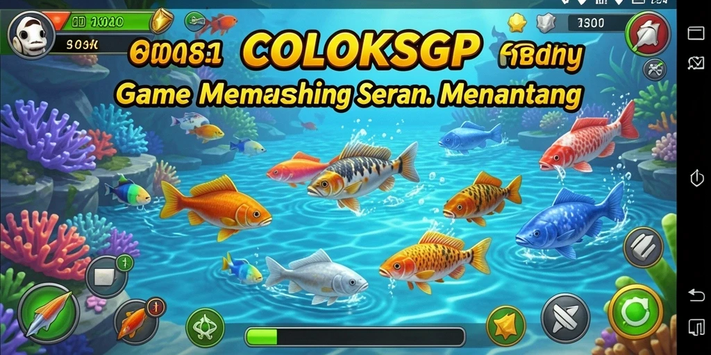 Gameplay Fishing COLOKSGP yang menarik dan seru.