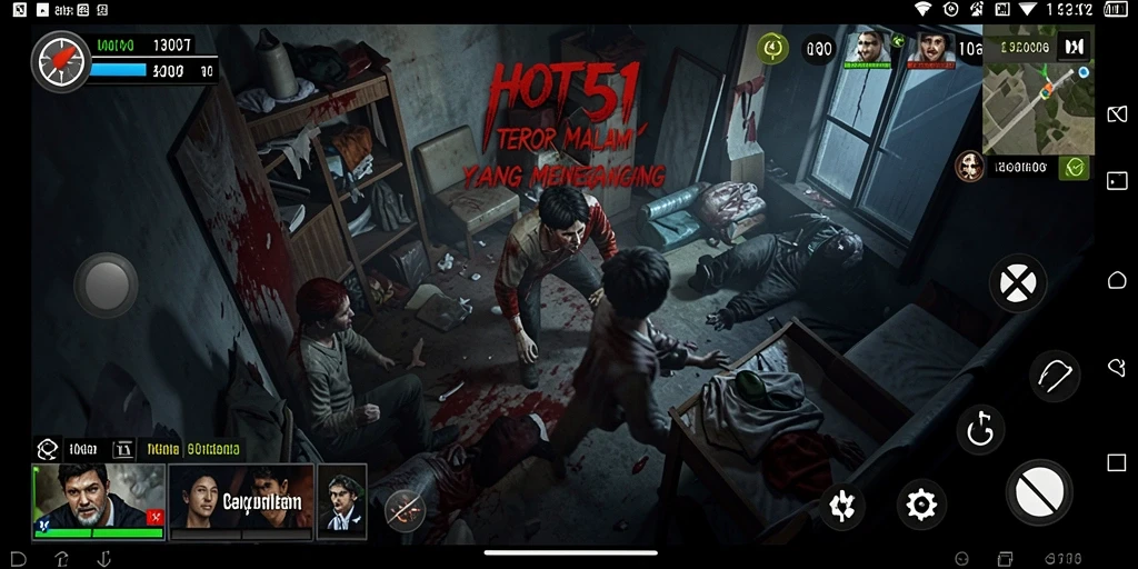 Gameplay menakutkan dengan atmosfer mencekam.