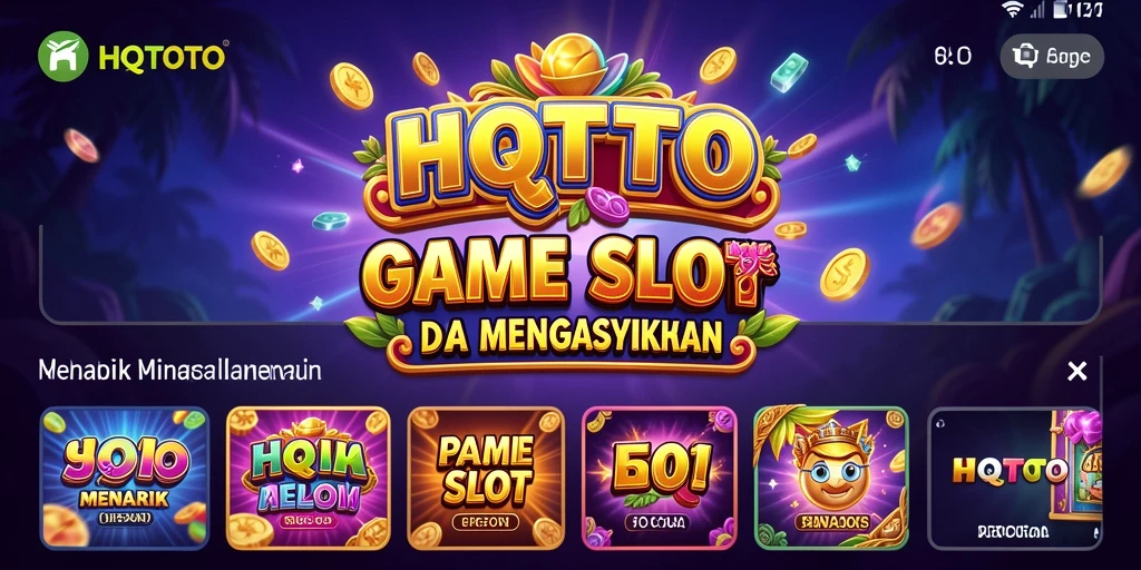 Menampilkan gameplay seru HQTOTO dengan grafik menawan dan peluang menang.