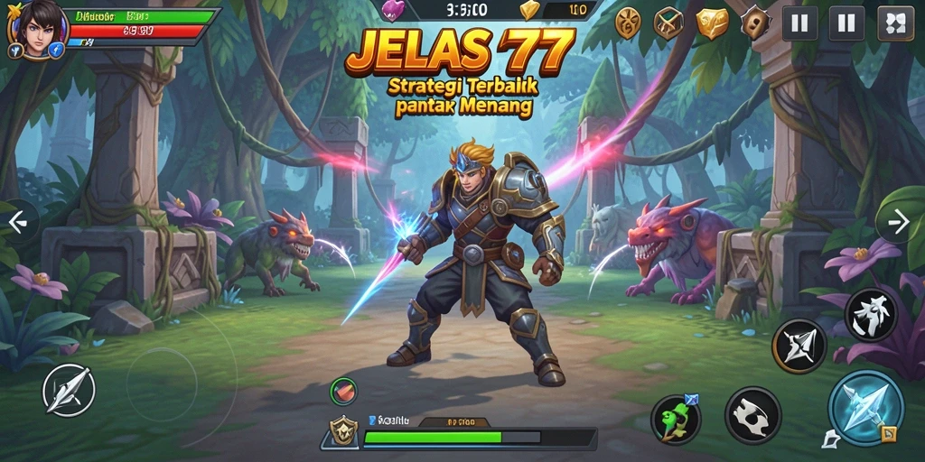 Tampilan gameplay JELAS777 yang seru dan menantang.