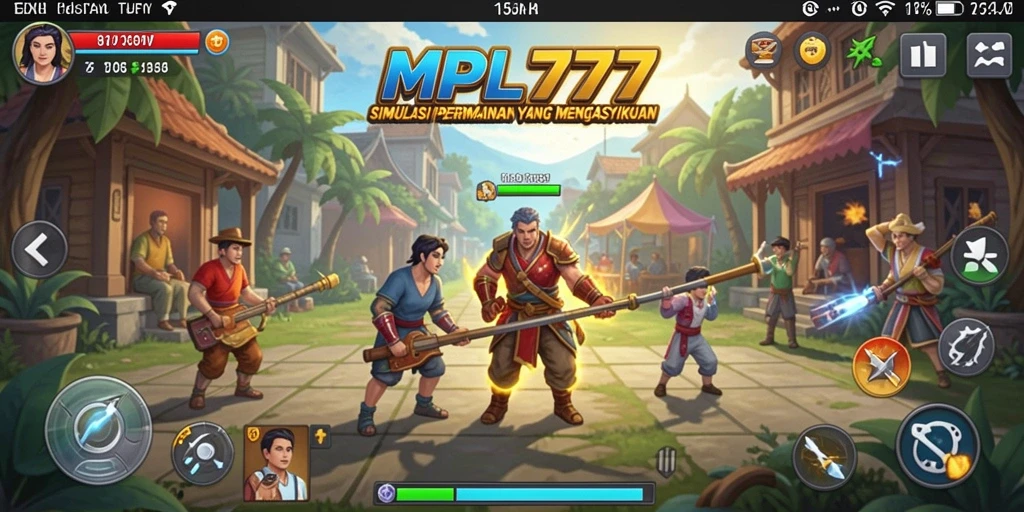 Tangkapan layar gameplay MPL777 yang menampilkan elemen simulasi yang menarik.