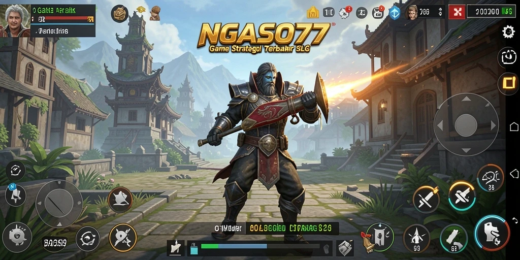 Screenshot gameplay menampilkan aksi strategis di NGASO77.