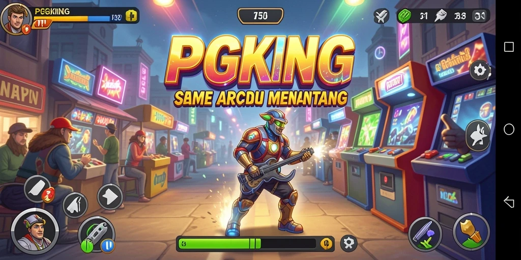 Screenshot PGKING menunjukkan aksi seru dalam gameplay Arcade yang menantang.
