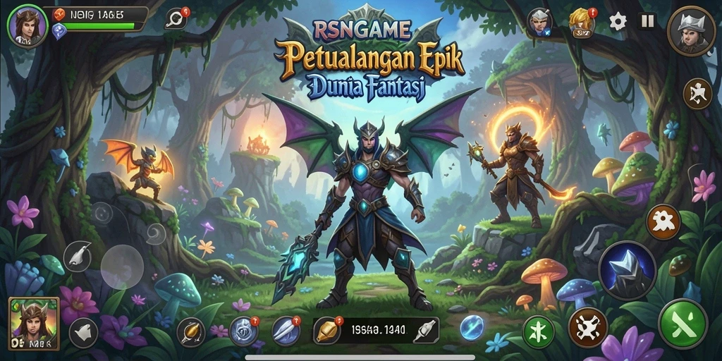 Screenshot gameplay RSNGAME yang menampilkan aksi petualangan seru.
