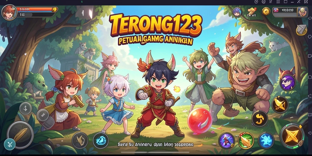 Tampilan screenshot menunjukkan aksi mendebarkan dalam gameplay Anime.