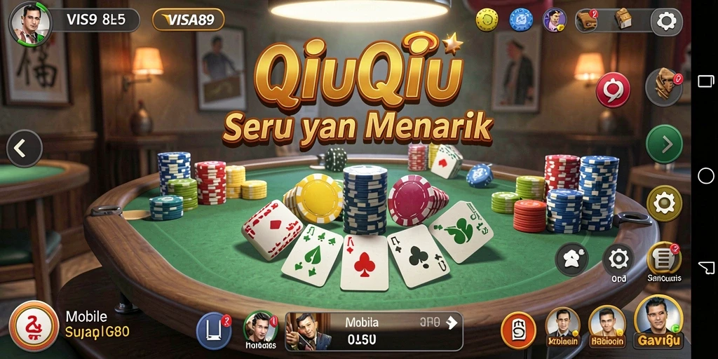 Screenshot dari gameplay QiuQiu yang menarik di VISA89.
