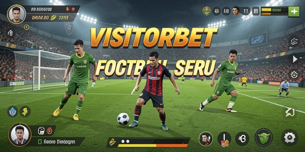 Screenshot utama VISITORBET menampilkan aksi permainan Football yang menarik.